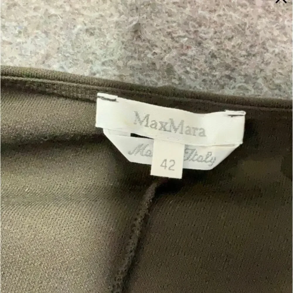 Max Mara Long Sleeve Midi Dress Black - Picture 10 of 11